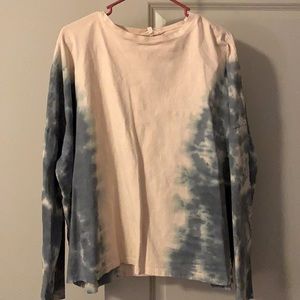 tie dye long sleeves shirt